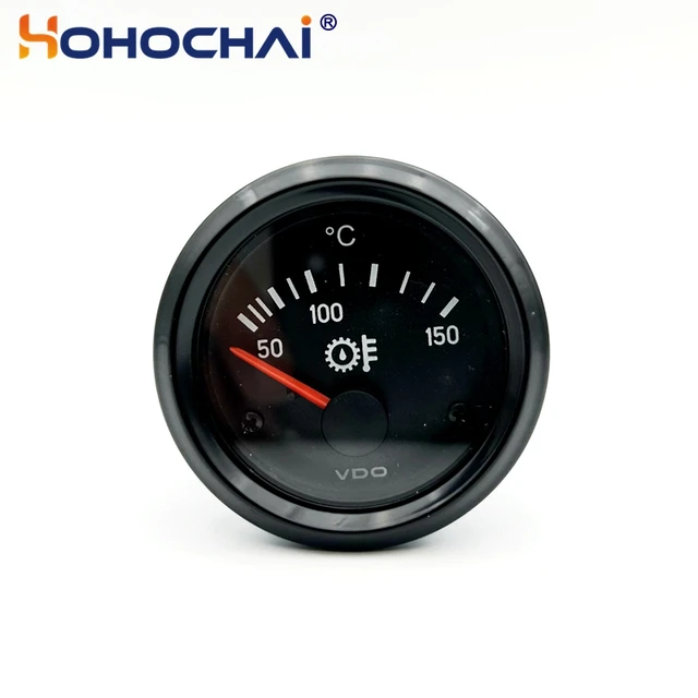 Engine Accessories 12V 24V VDO Oil Temperature Gague Meter 50-150C Diesel Generator Set Spare Parts 1