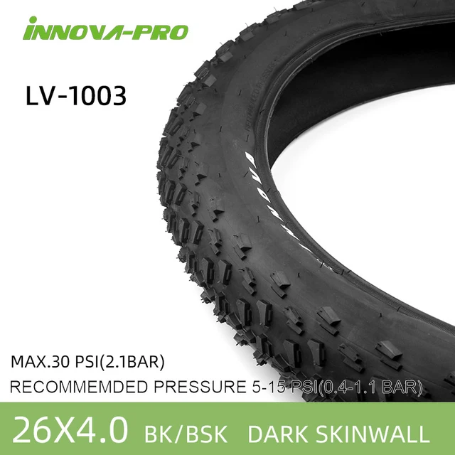 INNOVA Snow Bike Tires 26 inch 26x4.0/4.8 Fat Bike Tires Suitable For