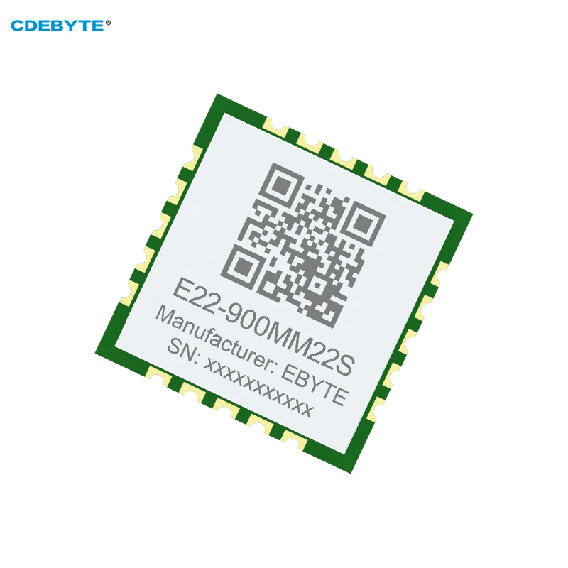 SX1262 LoRa 모듈 868/915MHz CDEBYTE E22-900MM22S 초소형 21.5dBm 7KM SMD RF 트랜시버 모듈