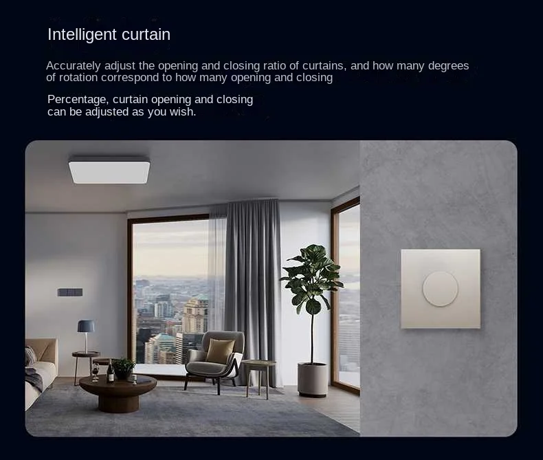 Smart Dimmer Switch H1 Wireless Rotary Switch Intelligent Adjustment Light Brigh