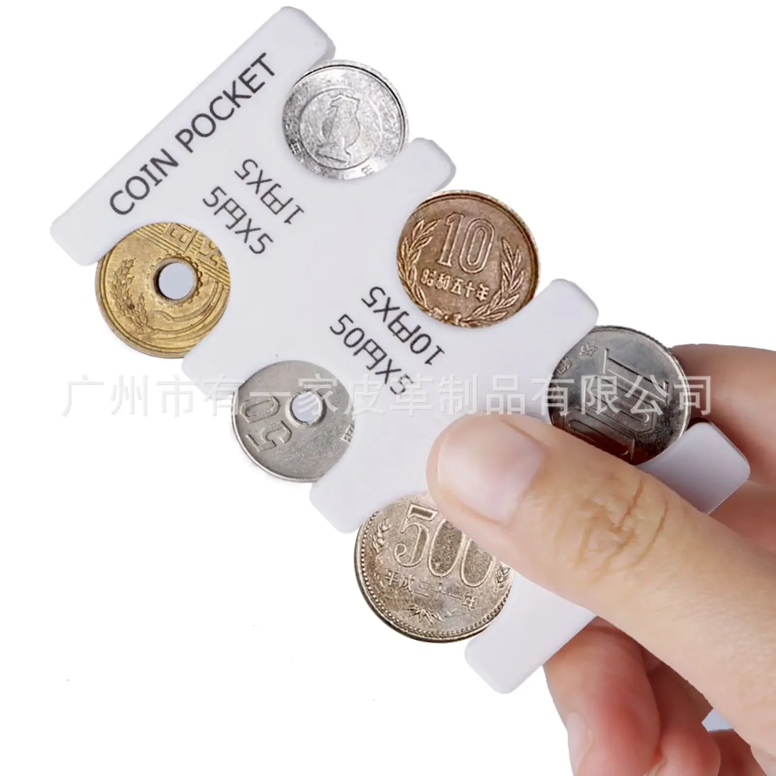 Japanese Mens Coin Clip Environmental Protection Plastic Coins Sorting Purse Portable Money Clip Coin Storage Wallet coin purse coin wallet change bag coin storage album