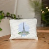 Paris Eiffel Tower Printing  Makeup Bag Travel Neceser Toiletry Organizer Pouch Female Canvas Zipper Cosmetic Bags Best Gift 4