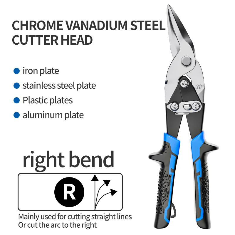 Multifunctional Metal Sheet Hand Tool Cutting Scissor Cutter Multi-directional scissors Industrial Work Professional