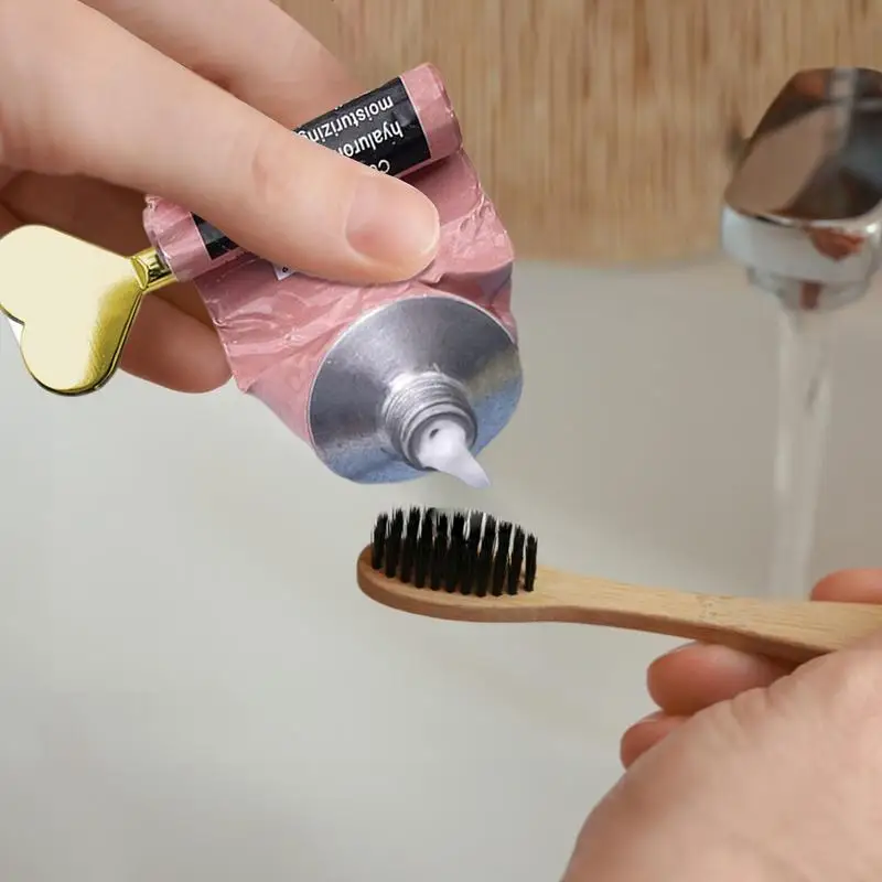 Metal Manual Toothpaste Squeezer Stainless Steel Dispenser Tube Squeezer Hand Cream Tube Key Roller Set Bathroom Accessories 6