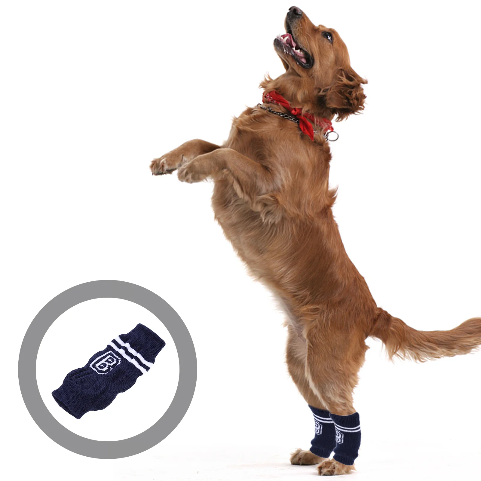 

4Pcs Pet Costume Ornament Dog Leg Protective Cover Cat Joint Protector