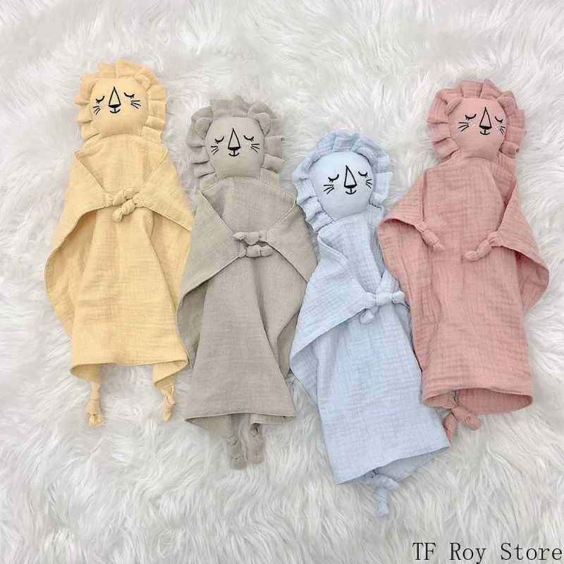 Baby Comforter Cute Baby Rabbit Cat Muslin Towel Soft Cotton Sleeping Dolls Soothing Cloth Blanket Newborn Appease Towel Bibs cotton towel,cotton muslin blanket,cotton blanket,swaddle blanket,cotton swaddle,cotton gauze blanket