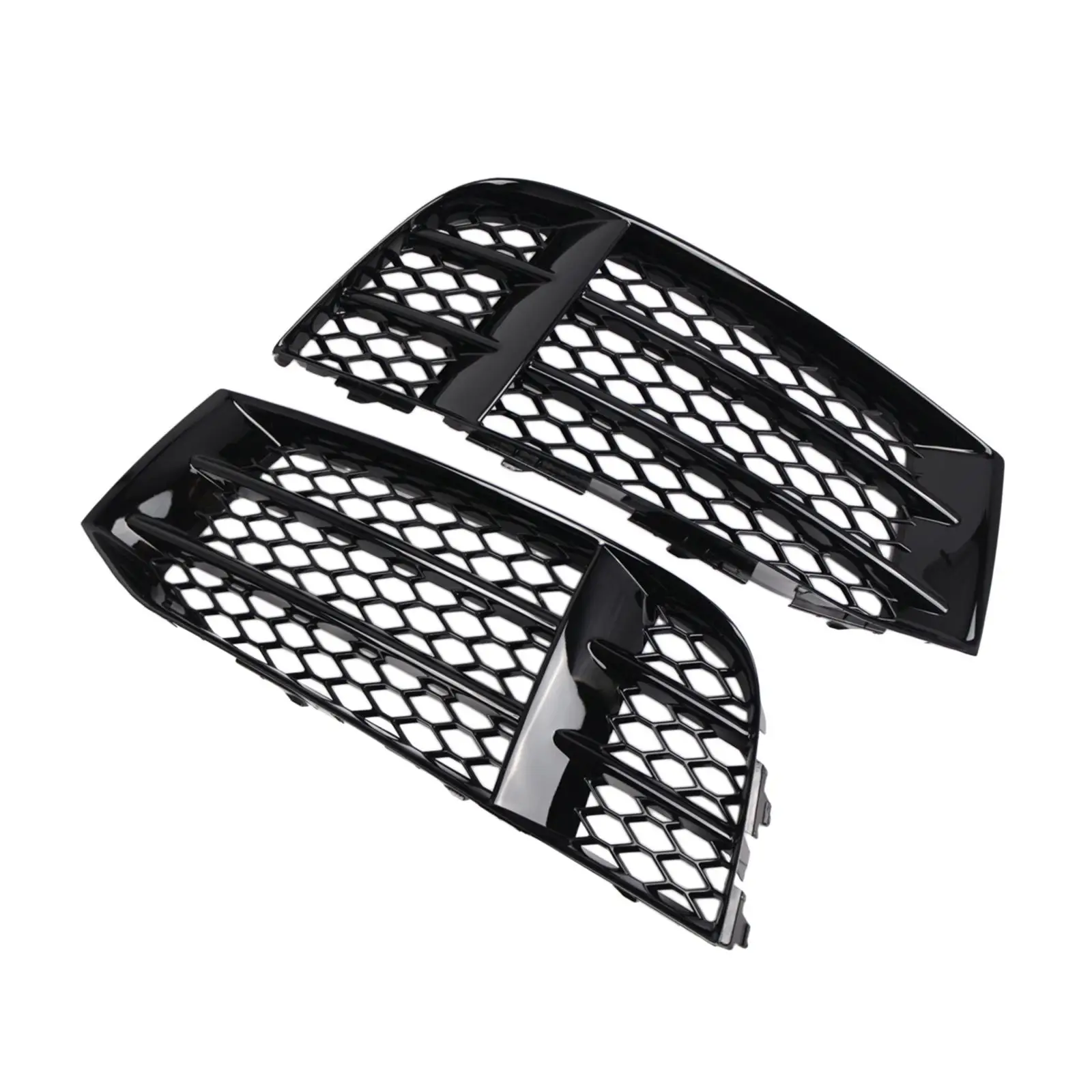 2x Front Bumper Lower Covers Grills Guards Durable 8T0807681F 8T0807682F for RS5C Cabriolet Automobile Repairing Accessory