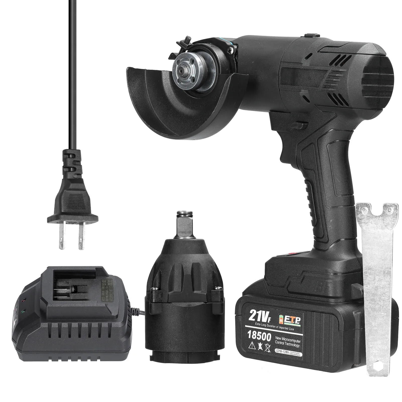 Herramientas para el juego de cabezales de amoladora angular taladro eléctrico, herramientas convertibles, traje de molienda de perforación multifuncional - AliExpress