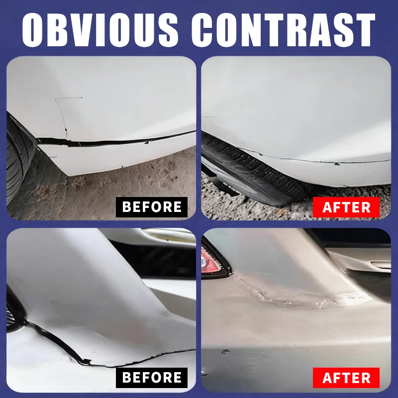 Automotive Plastic Adhesive - Car Bumper Repair, Strong Bond, Flexible, Easy to Apply, Weatherproof, Quick-Drying, 20ml - 6