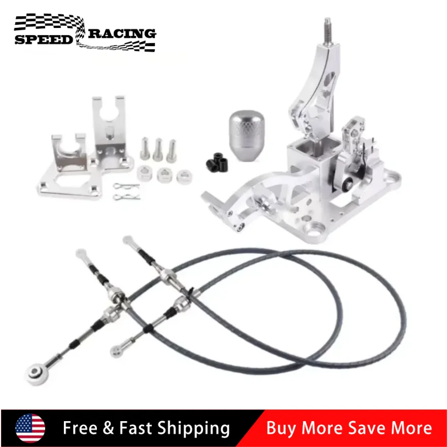 KD85491SR K20Z3 Shifter Box & Cables & Trans Bracket For 2006-2011 Civic SI 6 Speed Transmission K-Swapped EF EG EK DC2 Sliver