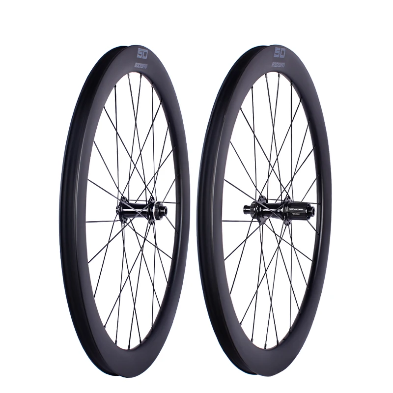 Novatec D981/D982SB Road Bike Wheeset Ultra-light Carbon Fiber 700C 100x12mm 142x12mm Center Lock 7/12S 50MM Road Bicycle Wheels