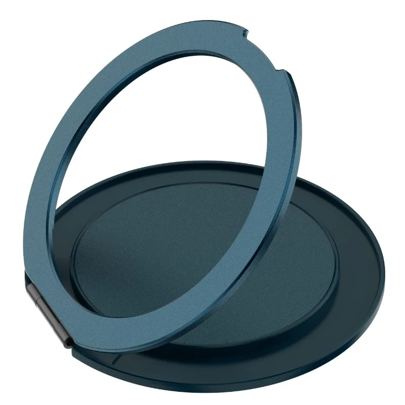 Magnetic 360 Infinitely Rotating Finger Ring Buckle Simple Mobile Phone Holder Adjustable Light Desktop Lazy Stand For Any Model