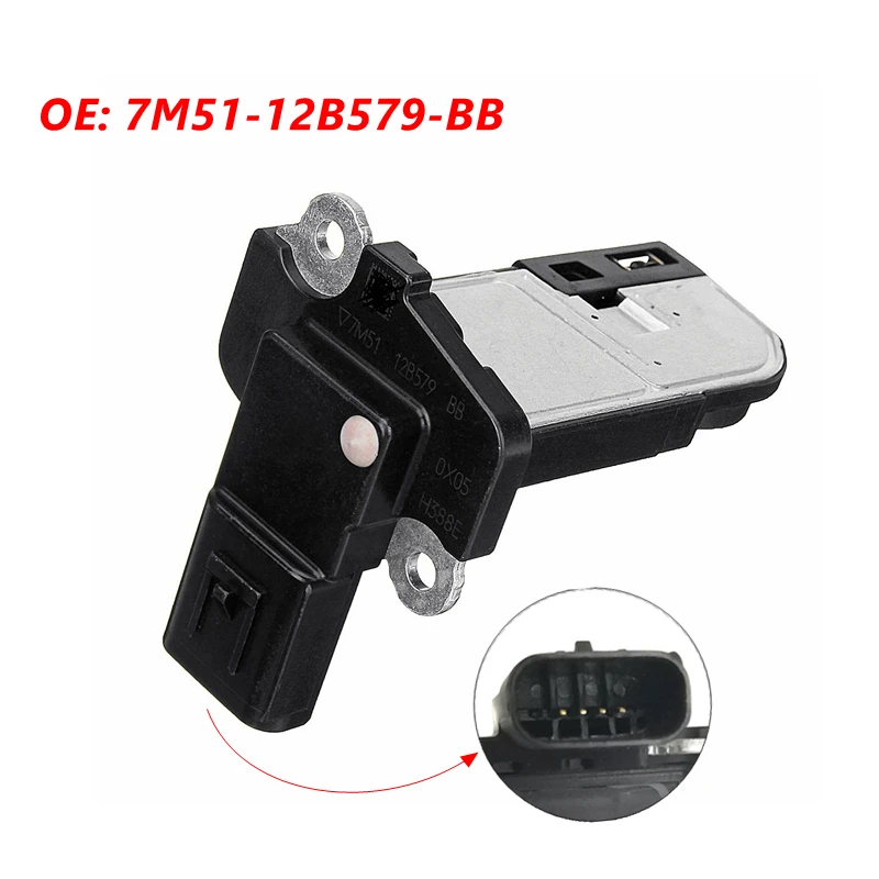 MAF Sensor For Ford Focus, C-Max & Volvo S40, S80 – Replaces 7M5112B579BB, 1480570, 1444420