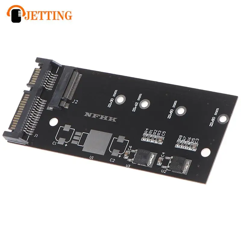 고효율 M.2 NVME SSD 변환 어댑터 카드, NVME/AHCI SSD 업그레이드 키트, SATA 개정판 I/II/III (1.5/3.0/6.0 Gbps), 1 세트