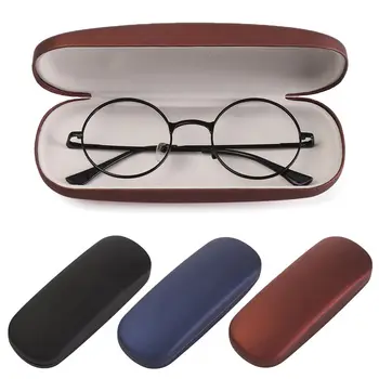 Pearlescent Hard Glasses Box para homens e mulheres, caso de miopia, protetor de óculos de leitura, nova moda, PU 1