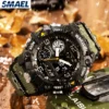 SMAEL Multi functional Waterproof Night Light Outdoor Student Electronic Watch 8055 Watch Men's Tactical Digital Watch 4