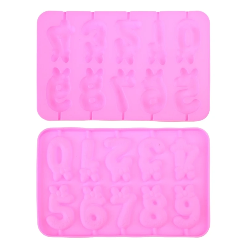 Silicone mold silicone candle mold aromatherapy candle mold silicone candle molds candle mold Number lollipops and candles with silicone molds for birthdays and special occasions