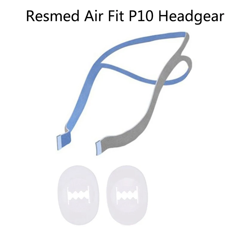 

Headgear Full Replacement Assembly Clips CPAP Head Band AirFitP10 Nasal Pillow