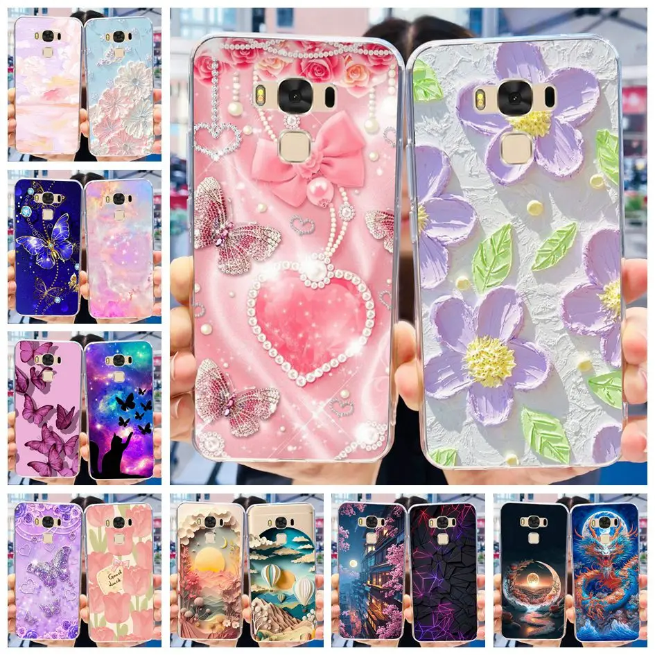 Floral Butterfly Soft Silicone Phone Cover
