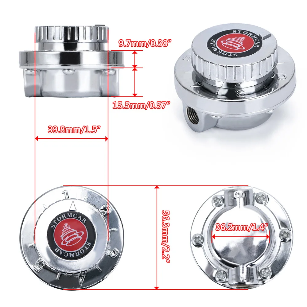 Фото Универсальный карбюратор 1,5-5 Psi, ручной регулируемый топливный насос Carb 5/16 дюйма (8 мм) 3/8 дюйма (10 мм), регулятор давления топливной линии №4