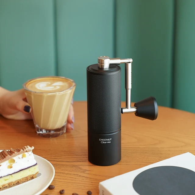 TIMEMORE Store Chestnut C3ESP PRO Manual Coffee Grinder Capacity 25g Hand Adjustable Steel Core Burr Send Cleaning Brush 6