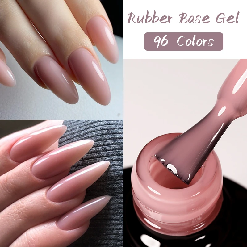 

UR SUGAR 7ml Natural Nude Rubber Base Gel Nail Polish Milky Pink White Glitter Semi Permanent Soak Off UV LED Nails Gel Varnish
