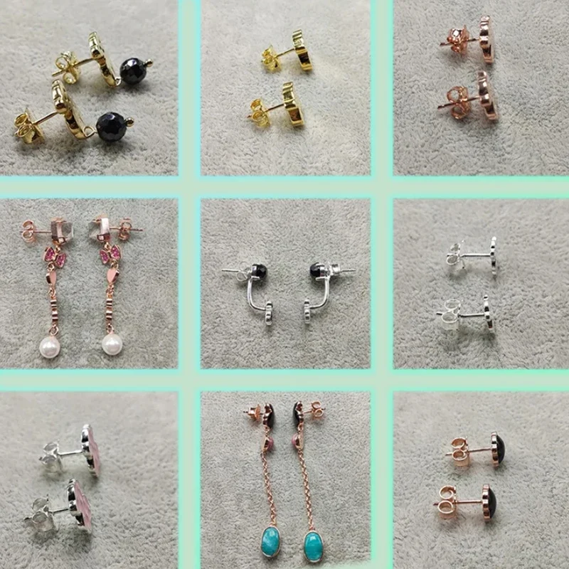 

Новинка 2023 г., изящные серьги из серебра s925 пробы с изображением испанского медведя, ювелирные изделия для женщин, Роскошные роскошные серьги