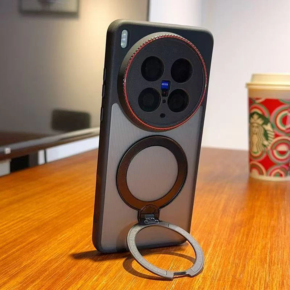 Magnetic 360° Rotatable Shockproof Stand Case with Camera Protection