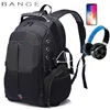 Bange Men backpack large capa large capacity 16inch laptop backpack USB charge waterproof 40L travel bag Rucksack schoolbag back 2