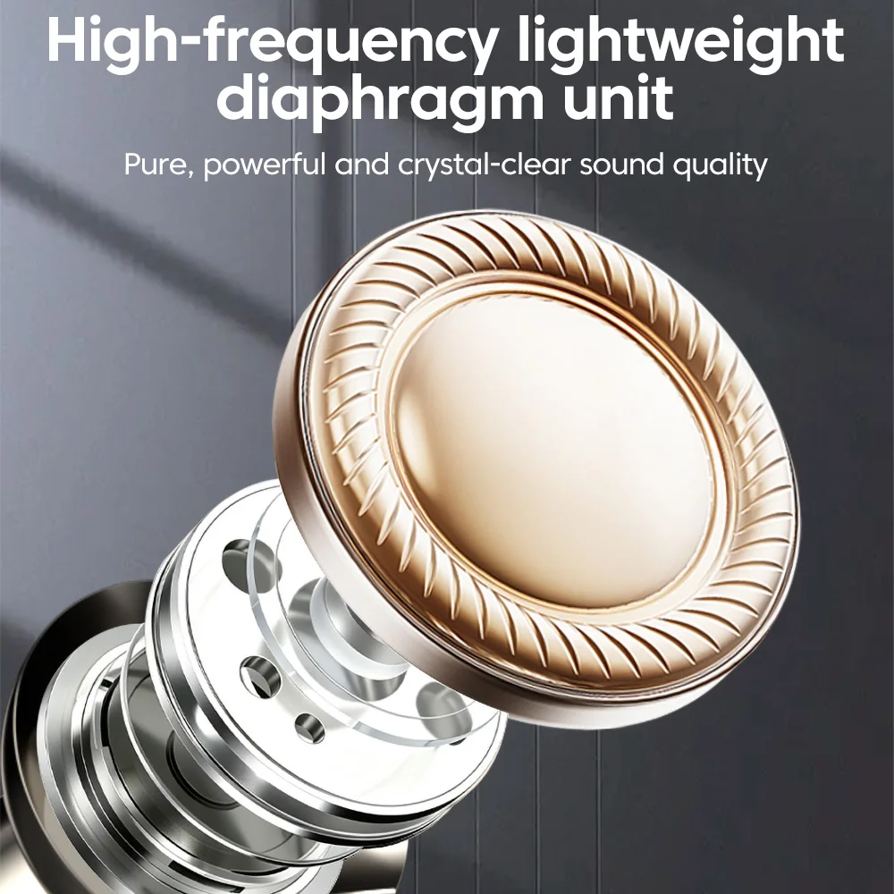 USB Type C Wired HiFi Stereo Earphones with Line Control