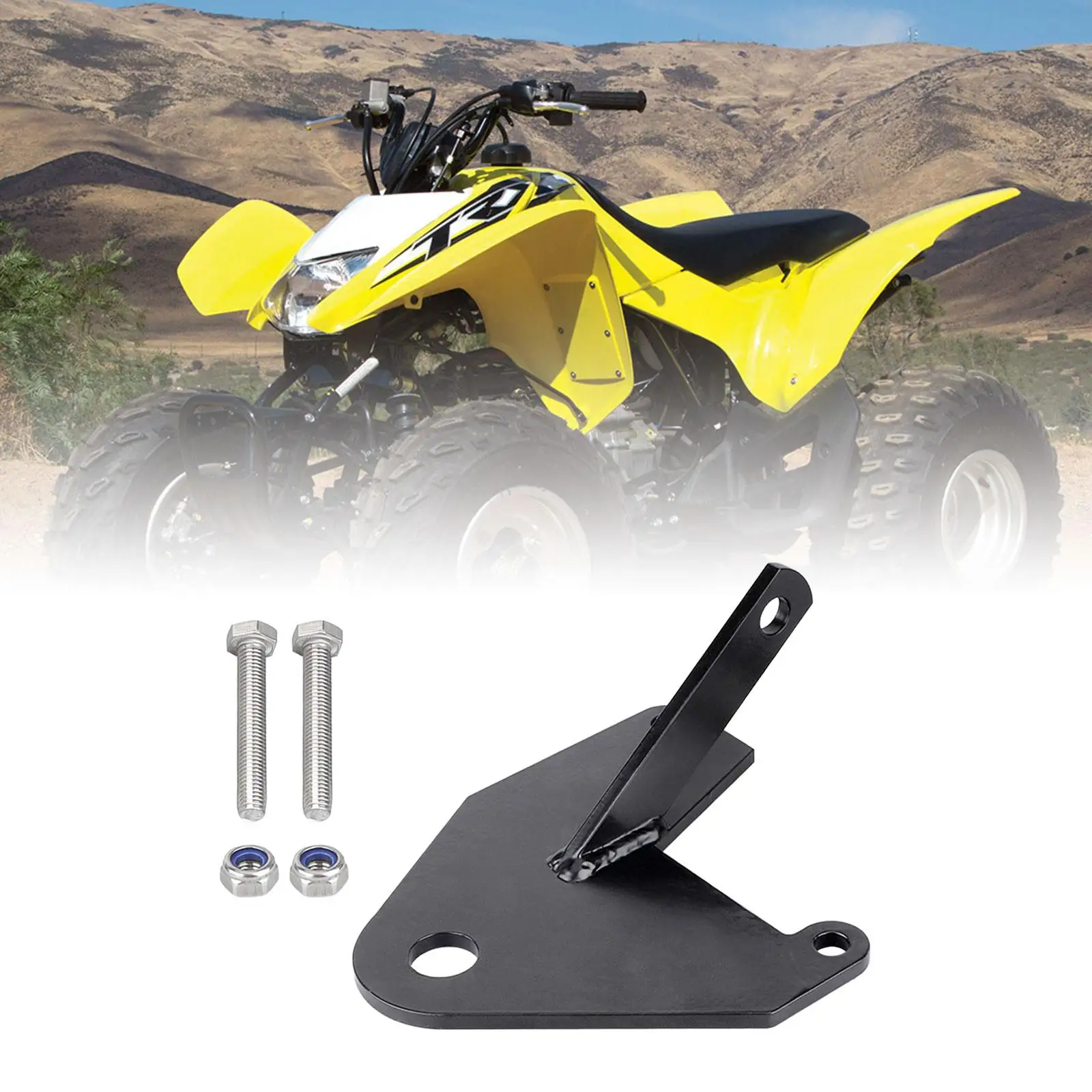 

Trailer Hitch Receiver Ball Mount ATV Ball Hitch with Hardware Sturdy Motorcycle Hook Bolt for TRX250 Recon ATV Assembly