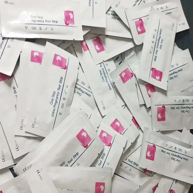 Pregnancy Test Pregnancy Test Strips 100PCS Female Pregnancy Test Strips Home HCG Testing Paper Over 99% Accuracy Rapid Result One-step Urine Measure Kits