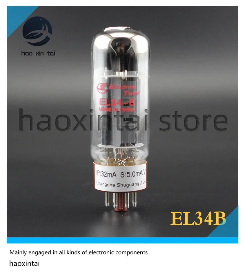 

1 шт./2 шт./4 шт., электронная трубка EL34B EL34-B, вакуумная трубка для экрана, сопряжение передачей тока