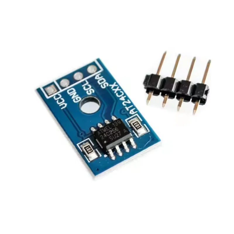 AT24C256 AT24C02 2ECL IIC/I2C 직렬 인터페이스 포트 DIY 전자 자동차용 EEPROM 메모리 모듈 3.3-5V AT24C256 AT24C02