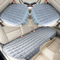 Winter Car Seat Cover Car Front/Rear/Full Set Seat Cushion Non-slip Short Plush Chair Auto Seat Cushion Protector Mat Pad 4