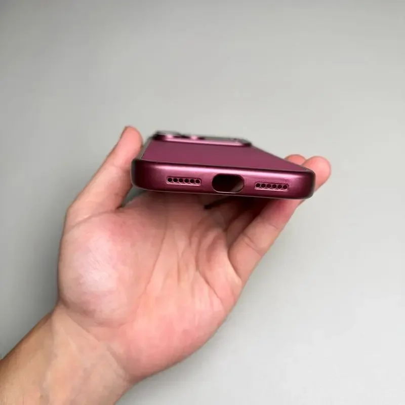 Ultimate Leather Matte Back Cover with Air Cushion Protection