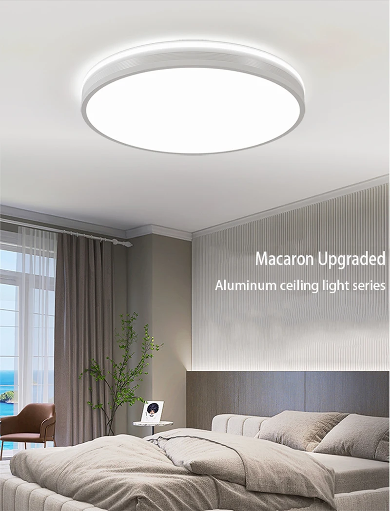 Description Picture 3 of itemBedroom light, minimalist ceiling light, ultra-thin full spectrum full house lighting, high-end feeling, Zhongshan home decorati