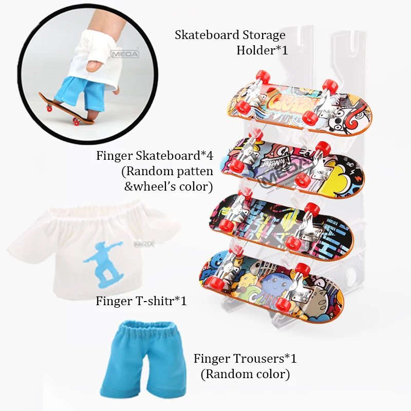 직업 손가락 탑승 DIY 램프 공원 손가락 스쿠터 손가락 스케이트 보드 금속 다리 스케이트 트럭 아이 포켓 장난감 선물