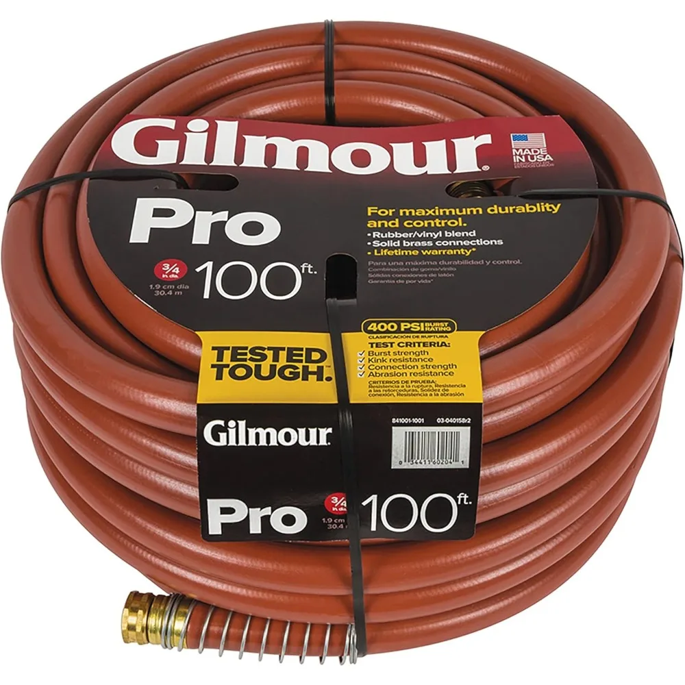 3/4" x 100' Heavy Duty Water Hose, Durable and Kink Resistant 100 ft, Garden Hoses 5