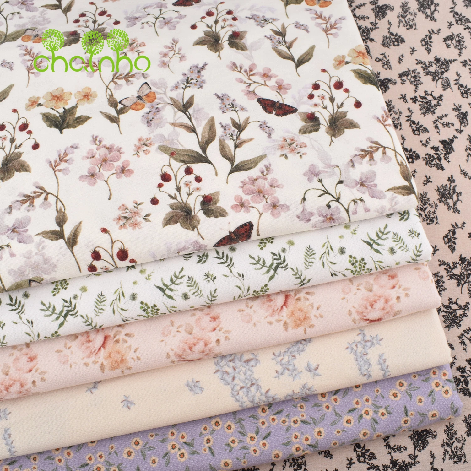 Chainho,Brushed Fabric,Cotton-Polyester,Reactive Dyeing,DIY Sewing Quilting Material For Cushion,Pillow,Sofa,Tablecloth,25MM11