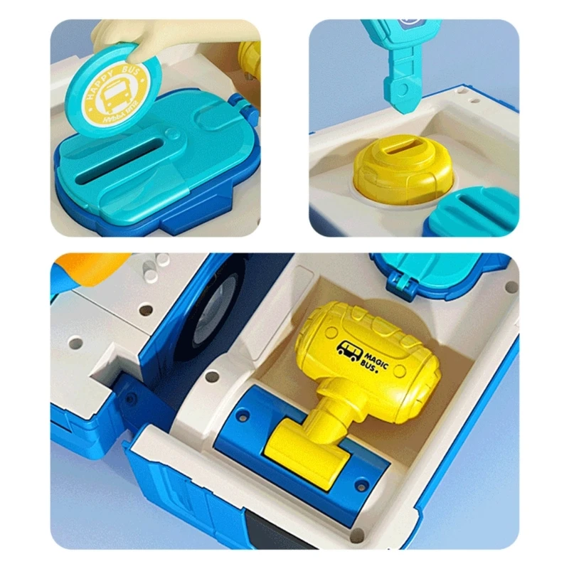  스티어링 휠 장난감 학습 장난감 어린이를위한 빛이있는 활동 보드