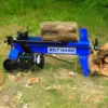 Log Splitter 6.5 Ton, Wood Splitter Electric Powered 15Amp, with Hydraulic Ram, Electric Firewood Splitting Machine, Horizontal 6