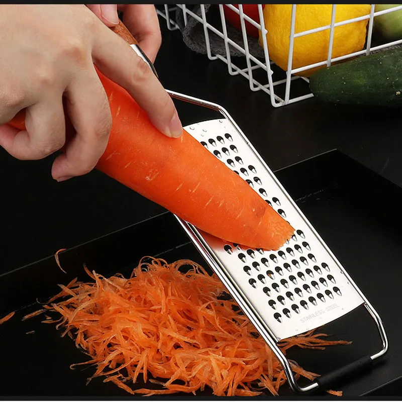 Durable Flat Small Hole Stainless Steel Kitchen Tools Carrot Grater - China  Stainless Steel Carrot Grater and Stainless Steel Grater price