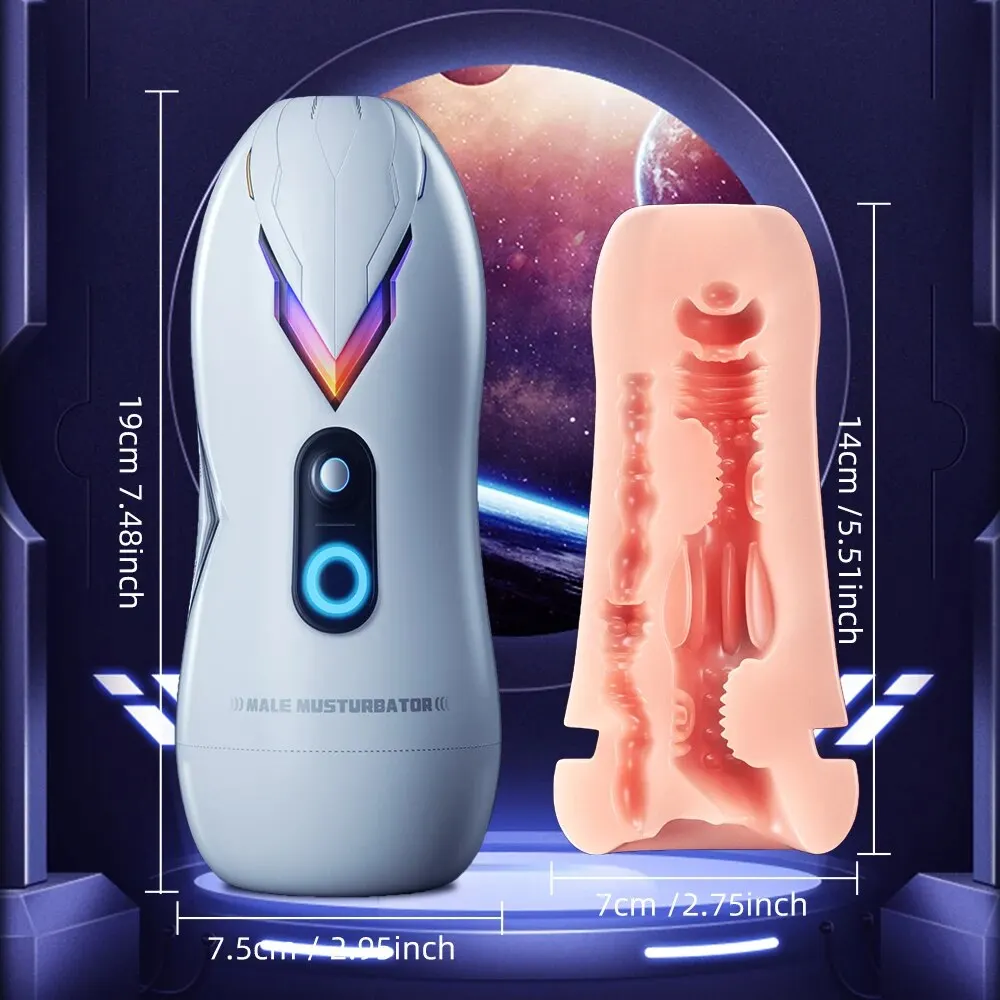Masturbator Cup For Men Pocket Pussy Silicone Vagina Anus Sex Toys Male Endurance Exercise Vacuum Masturbation Adult Goods_voghion.com