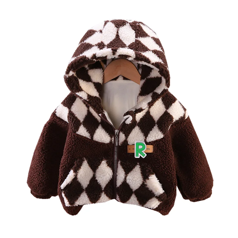 

New Winter Kids Coat Fashion Baby Girls Clothes Children Boys Casual Thick Warm Hooded Jacket Toddler Costume Infant Sportswear