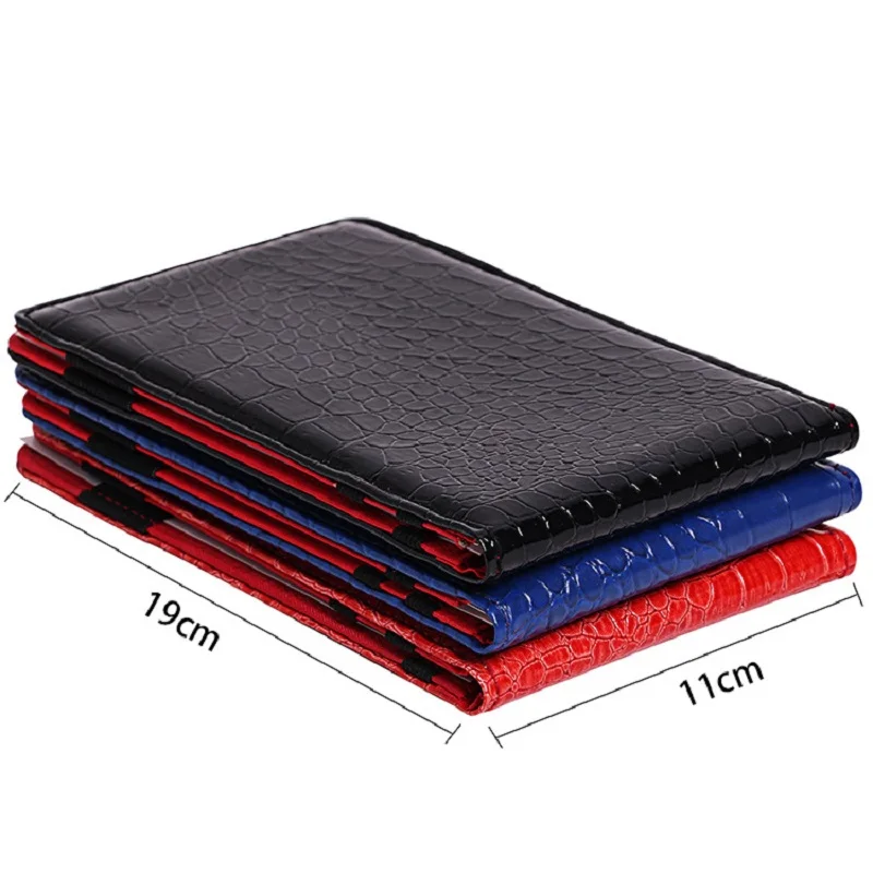 Golf Score Book Durable Waterproof PU Leather Golf Scorecard Holder, Golf Score Counter Keeper Card Holder 5