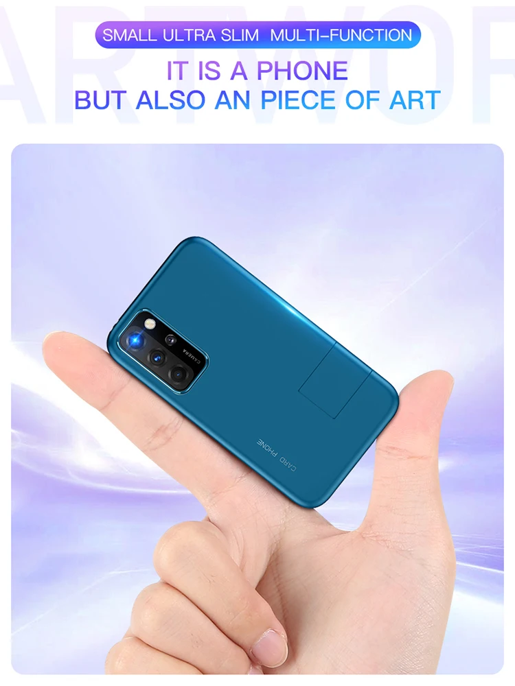 New SOYES S10P Mini Card Cellphone 2G GSM 800mAh Ultra-thin Small Portable Student Backup Keyboard Mobile Phone 3