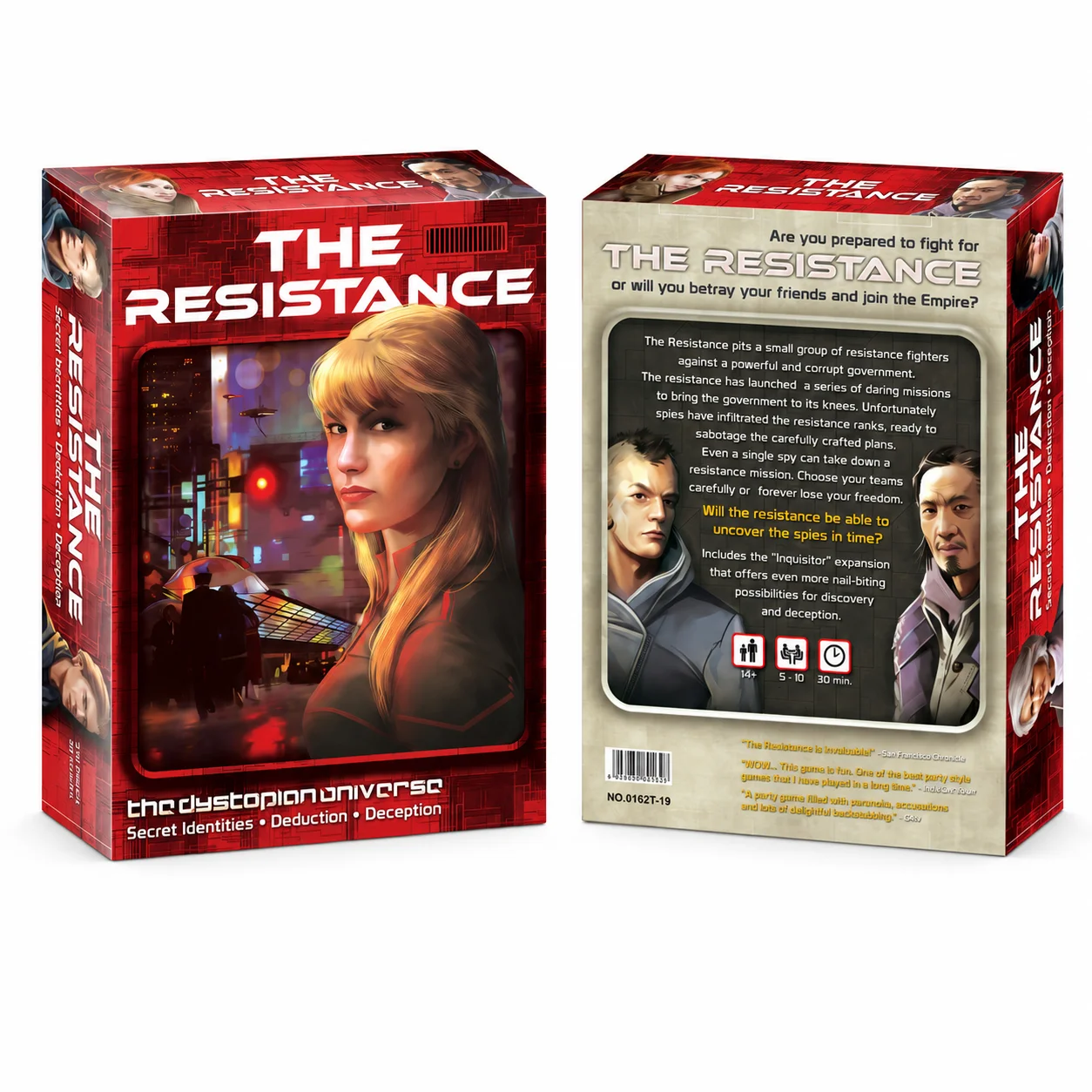 Intrigue & Deception: A Secret Identity Social Deduction Strategy Party Game