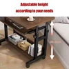 Simple Laptop Desk Lazy Bed Desk Learning Simple Small Table Learning Table Movable Bedside Adjustable Portable Laptop table 5