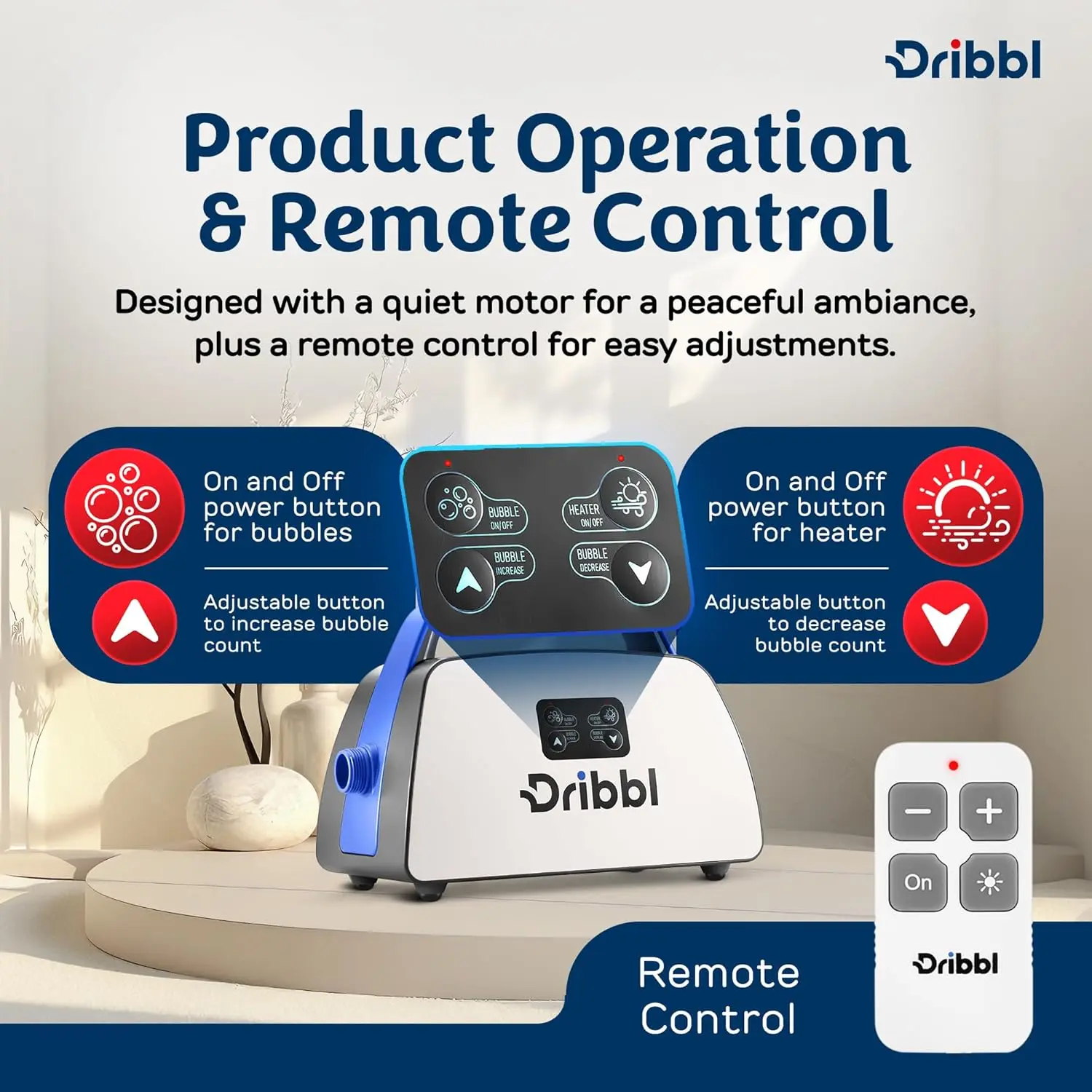 Electric Bubble Massage Bathtub Mat – Non-Slip Full-Body Waterproof Hot Tub Spa Mat for Bath with Heater, Motorized Air Pump